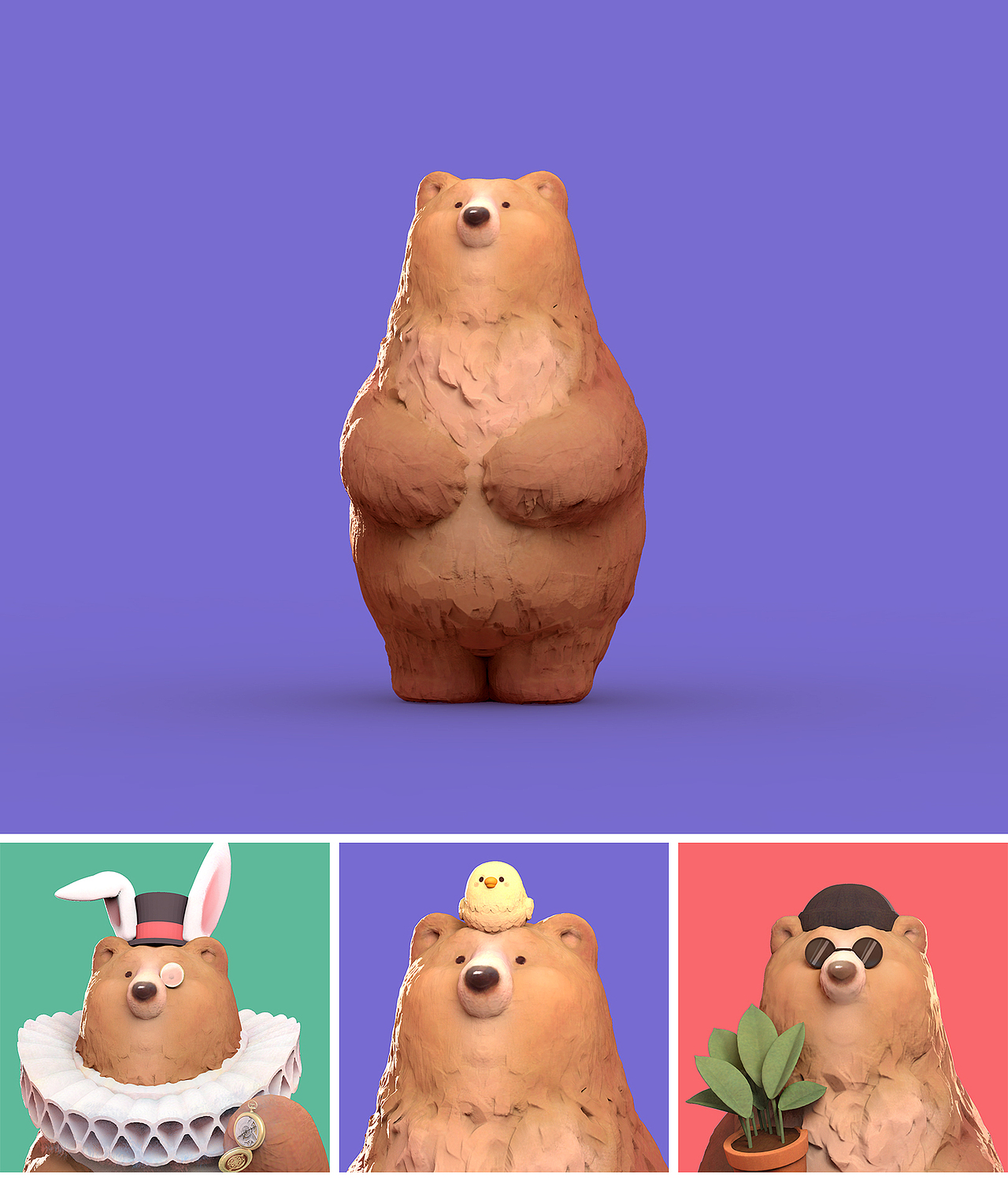 潮玩手办 |【Fammi】法米熊来了!一起迎接盛夏~