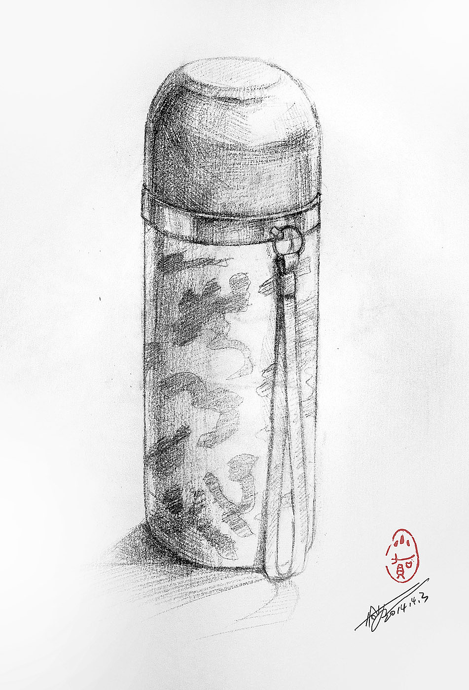 原创作品:每天速写一张(第十辑 2014.3.22-2014.4.20)