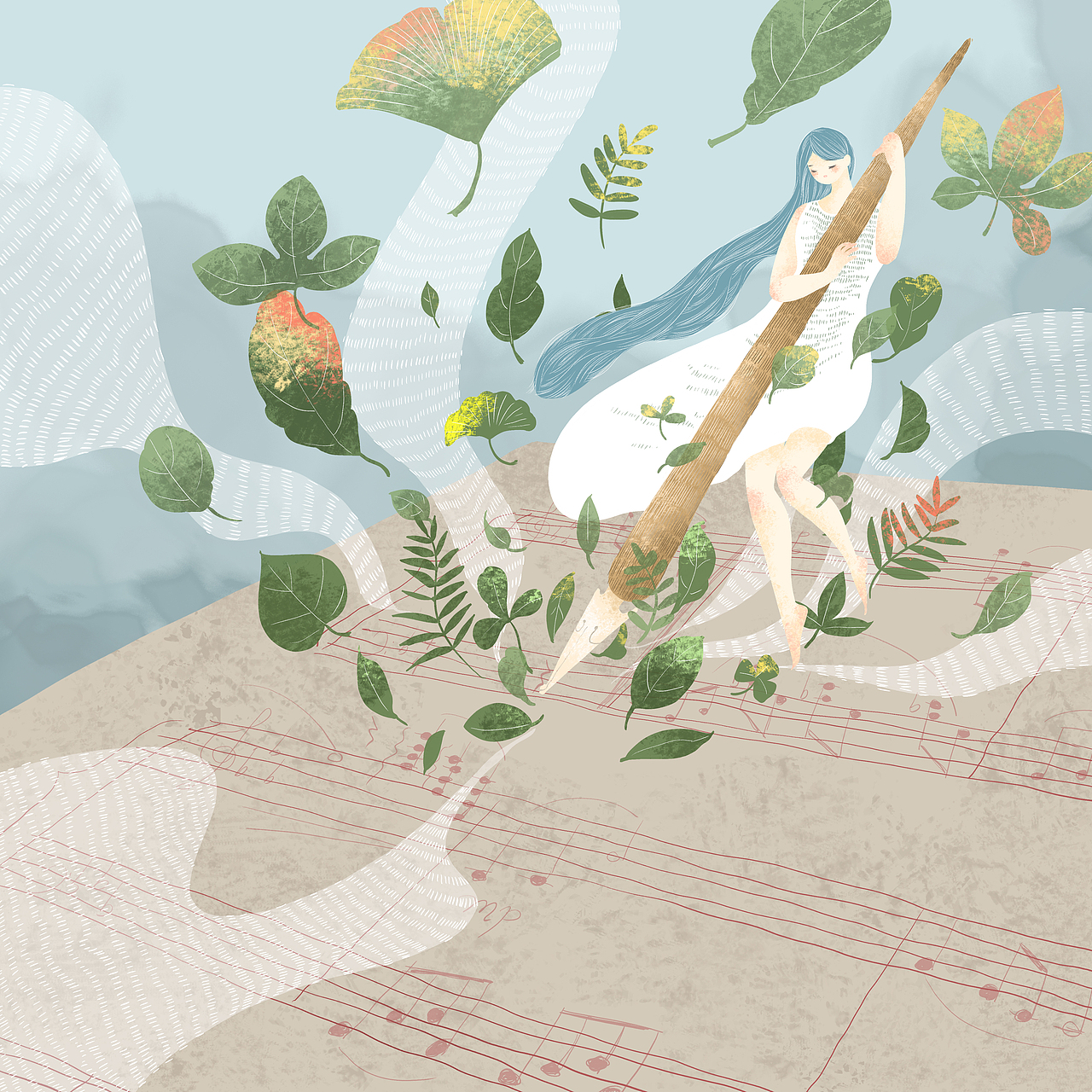 二十四节气（图ZMjE2NDY5NTA0） - 商业插画 - 站酷设计师六咩咩原创素材 - 站酷ZCOOL