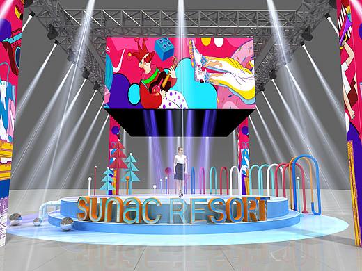 舞台  中庭美陈