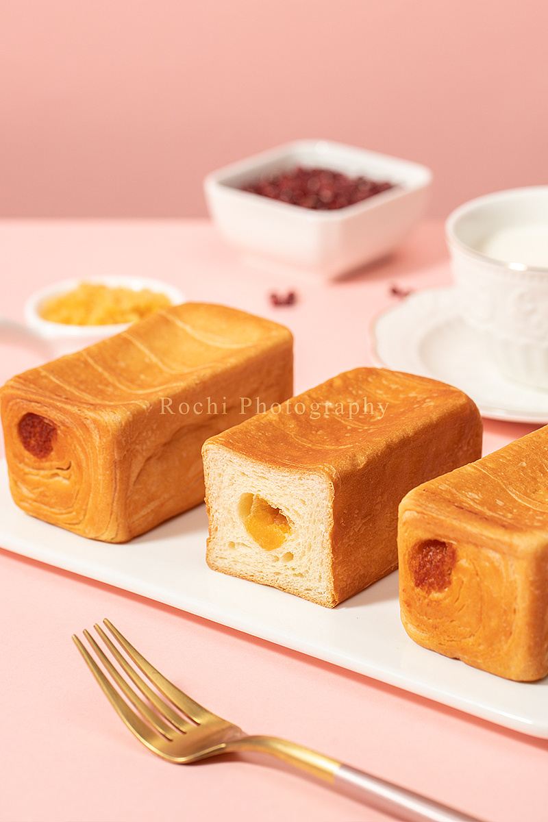 红豆小吐司-电商美食摄影