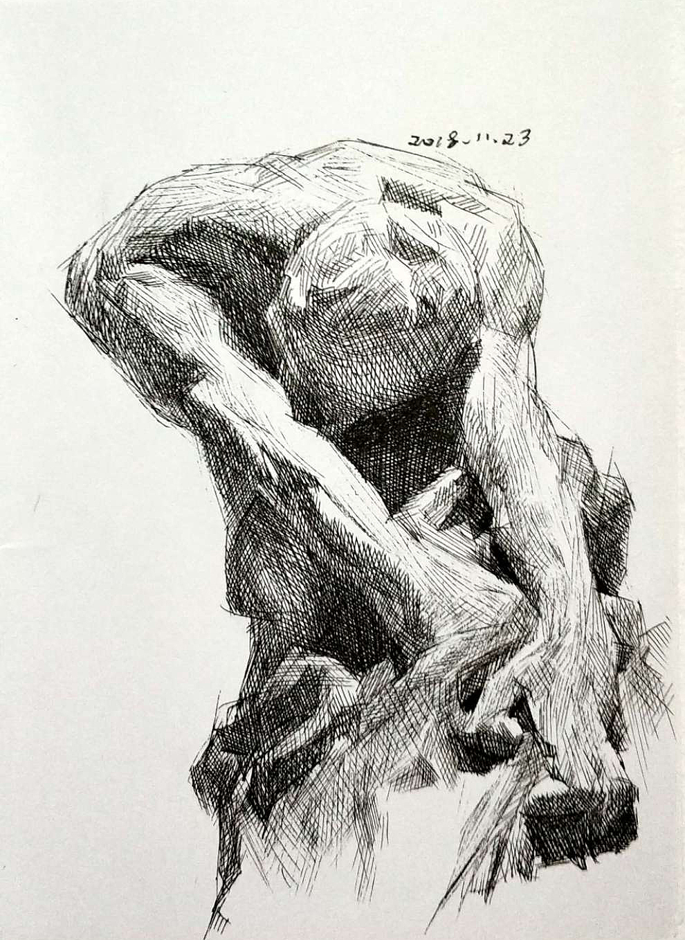 人物雕塑素描小集