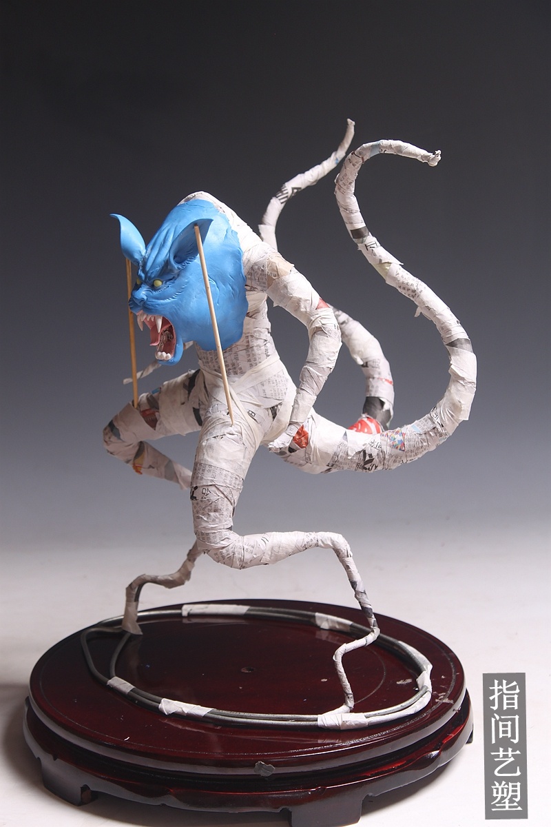 面塑(二尾)|手工艺|手办/模玩|贺加贵3d翻糖 - 原创作品 - 站酷