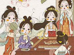 古代小姐姐打麻将日常