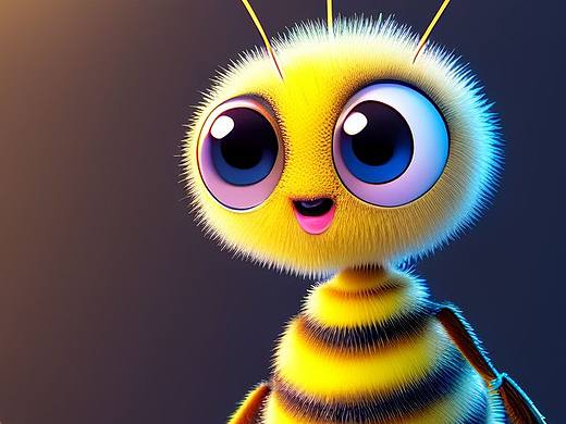 勤劳小蜜蜂毛绒玩具IP形象文创周边纪念品公仔