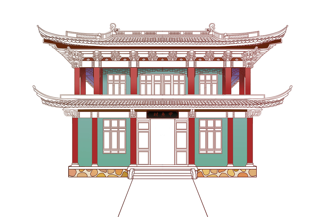 国风建筑（图ZMTk1NjU2OTc2） - 创作习作 - 站酷设计师屹君Yijun原创素材 - 站酷ZCOOL