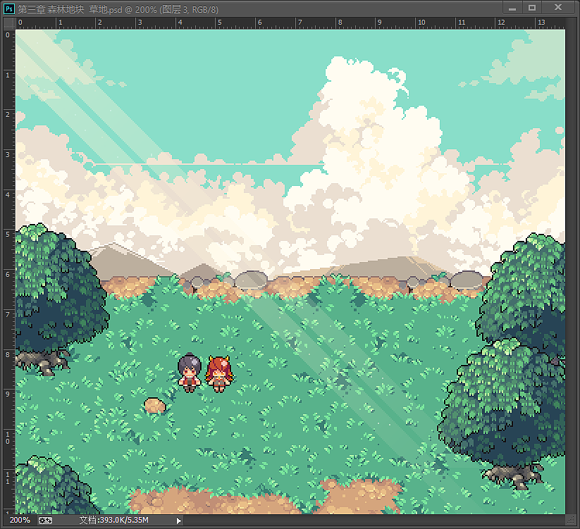 2020.9.7 截止作品总结（图ZMjIzOTIzMDQ0） - 像素画 - 站酷设计师恩布偶原创素材 - 站酷ZCOOL