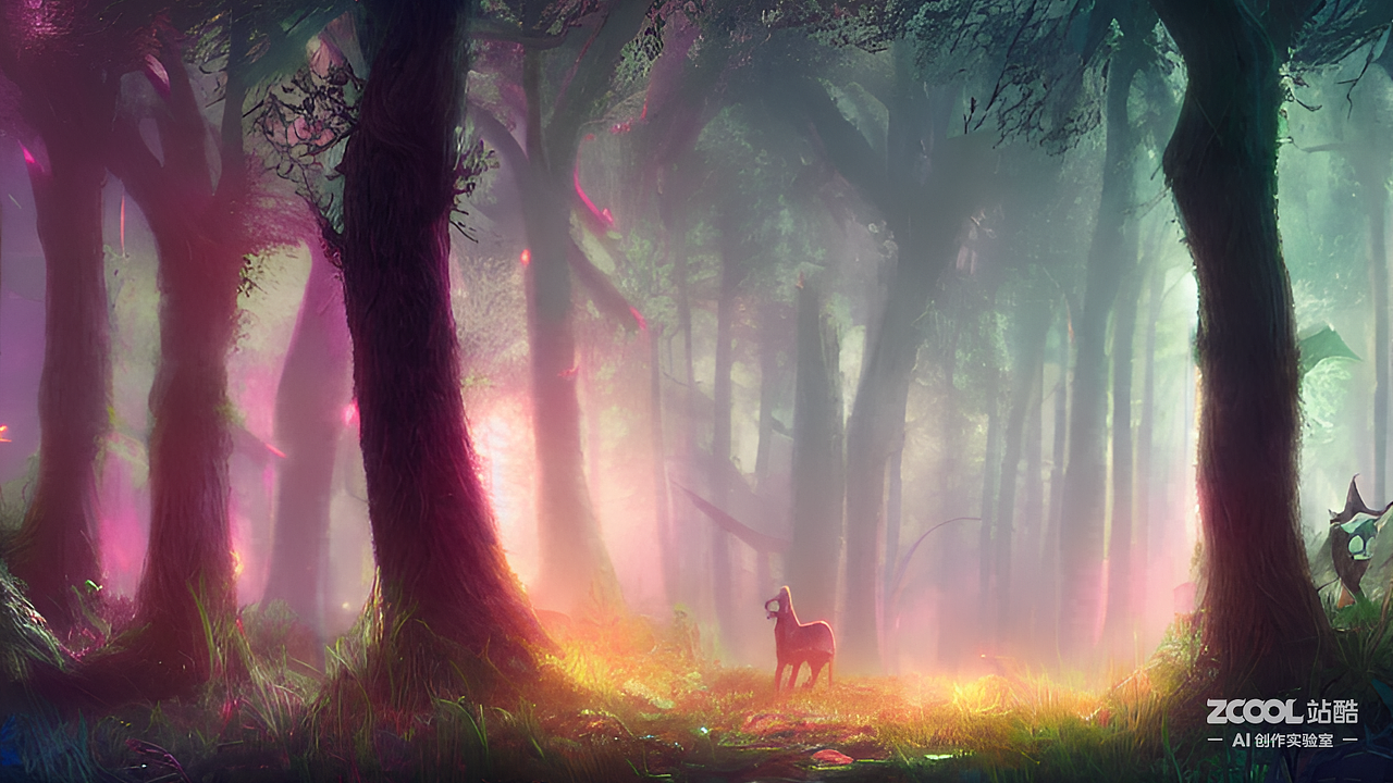 #AI创作实验室#奇幻的森林
