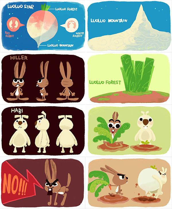 【貓尾草工作室】BangPing Rabbit游戲效果展示（圖ZNDQzODYxMzI=） - 動(dòng)畫片 - 站酷設(shè)計(jì)師貓尾草工作室原創(chuàng)素材 - 站酷ZCOOL