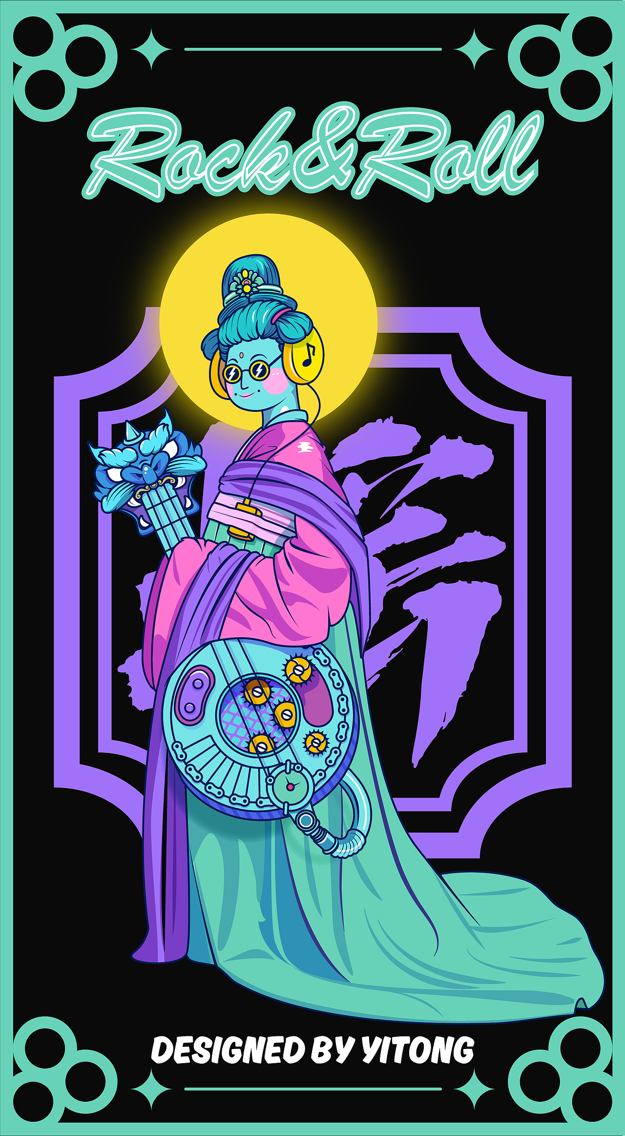 陶俑rock（图ZMjE4Njk4NzU2） - 商业插画 - 站酷设计师一个艺童原创素材 - 站酷ZCOOL