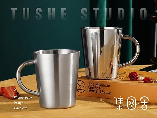 商业拍摄-不锈钢马克杯