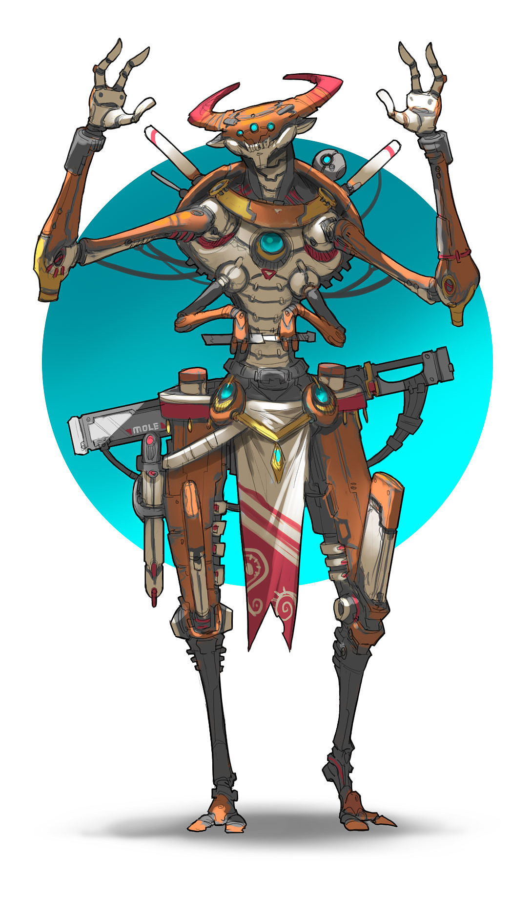 7月机械角色涂鸦小作