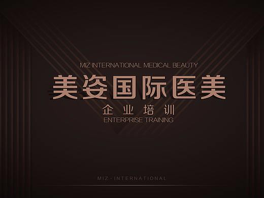 高档黑金医美宣传产品
