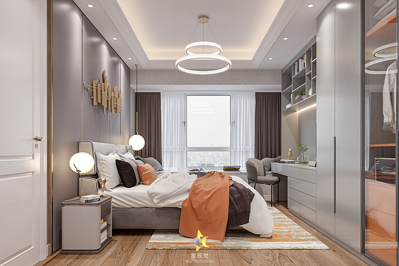 輕奢樣板間（圖ZMTM5NTM1Njg4） - 家裝設(shè)計 - 站酷設(shè)計師星視覺原創(chuàng)素材 - 站酷ZCOOL