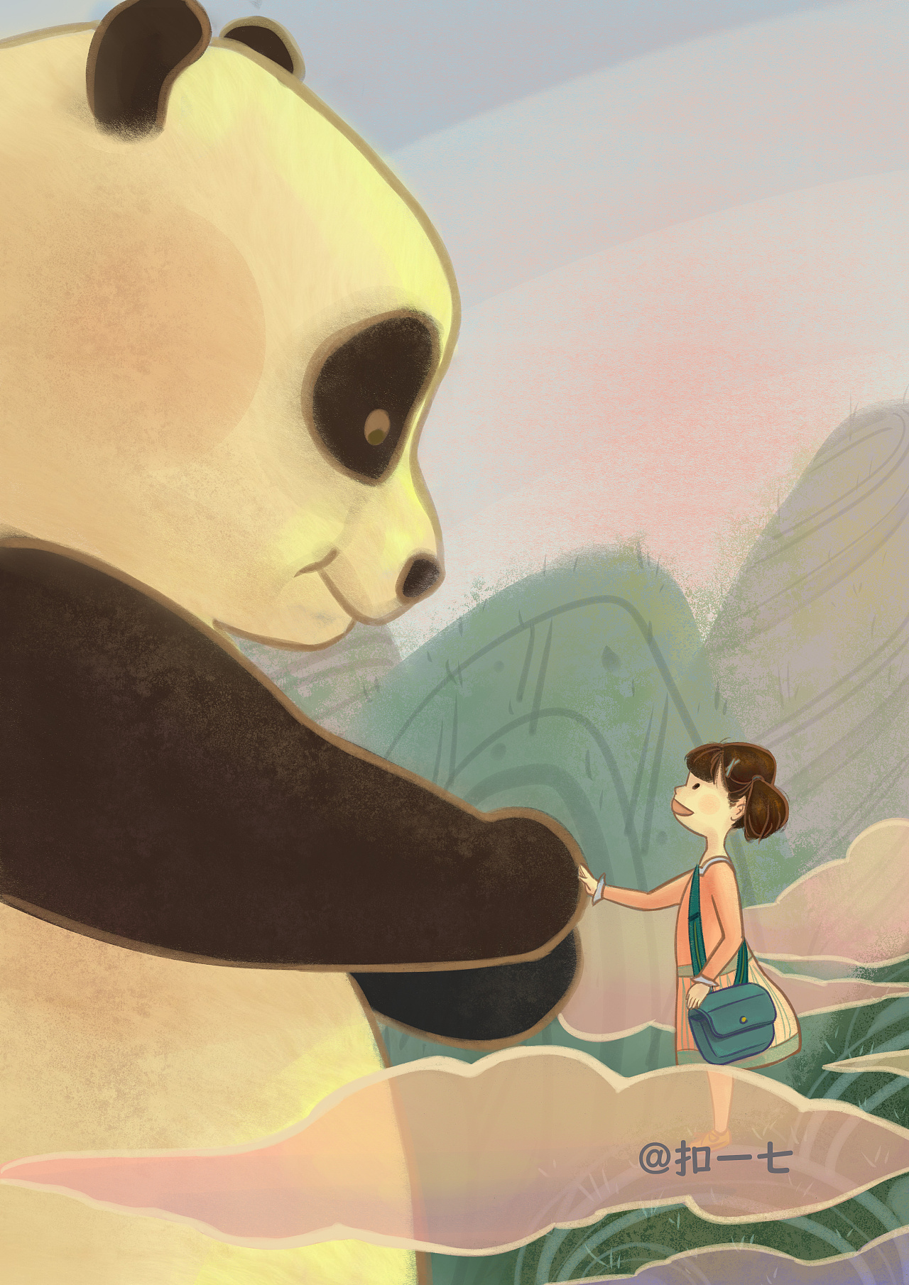 插画  -  儿童插画 扣一七 , 禁止转载-禁止商业用途-禁止个人