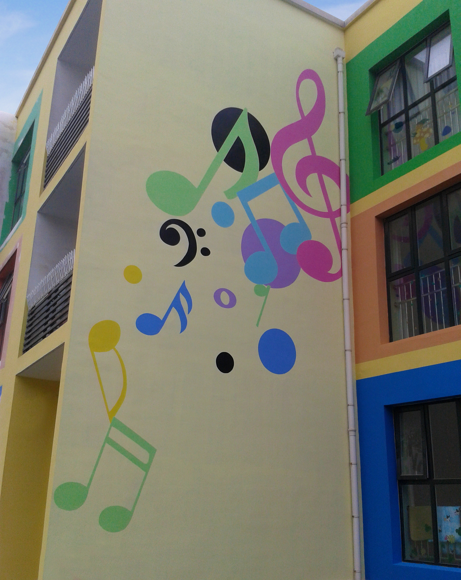 六安幼儿园墙体彩绘 霍邱幼儿园墙体彩绘|其他|墙绘/立体画|非鱼墙体彩绘广告 - 原创作品 - 站酷 (ZCOOL)