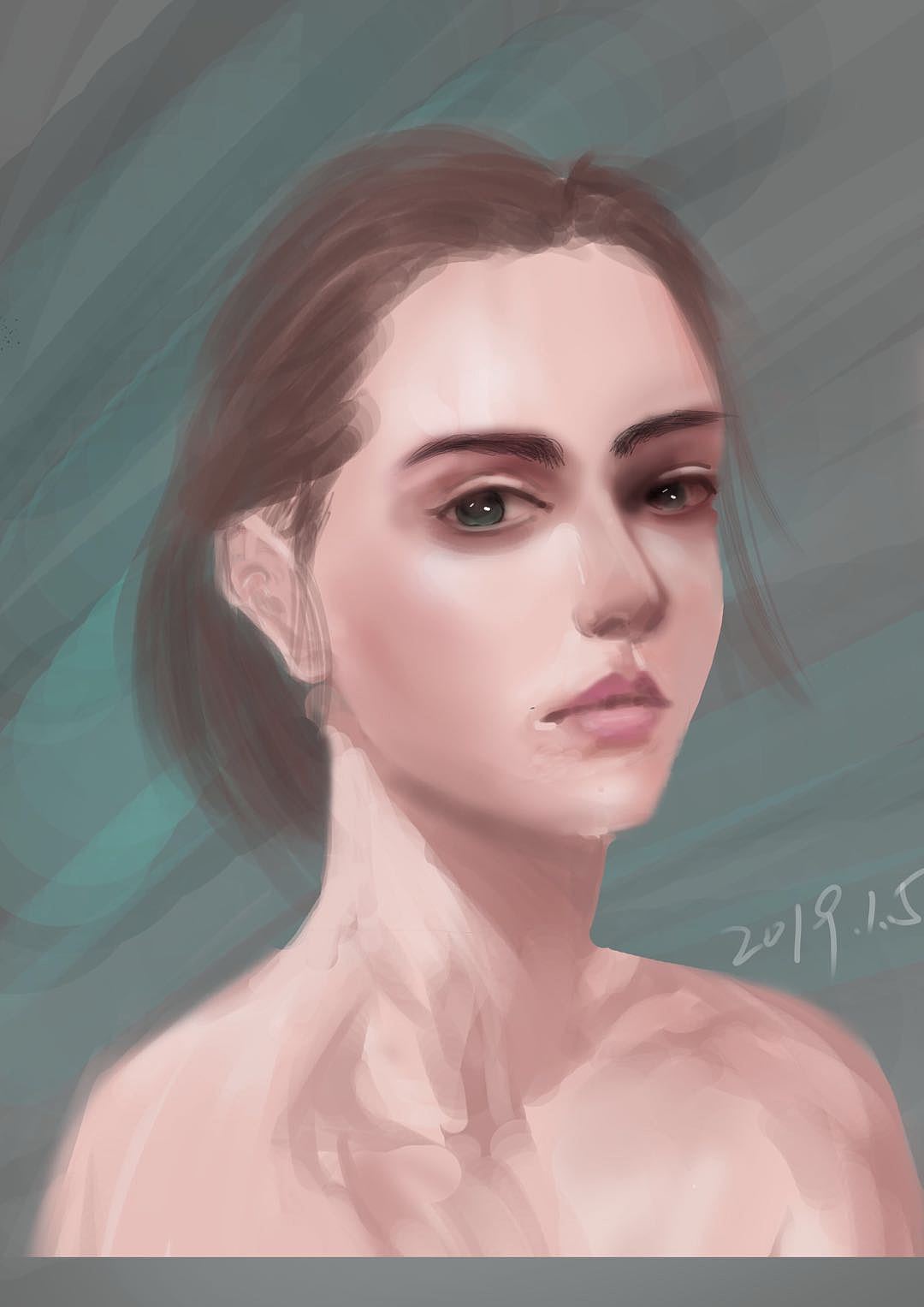 心血来潮整理一下2019年画的板绘作品