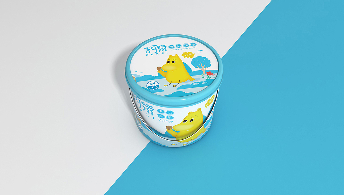 【YOPAI】| 快消休闲食品-《吉可滋》儿童饼干包装设计
