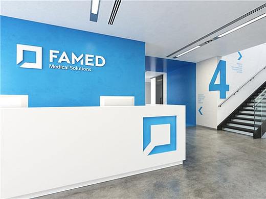 FAMED ZYWIEC医疗机构办公室导视系统设计