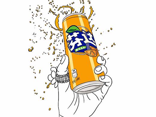 芬达线稿与上色练习