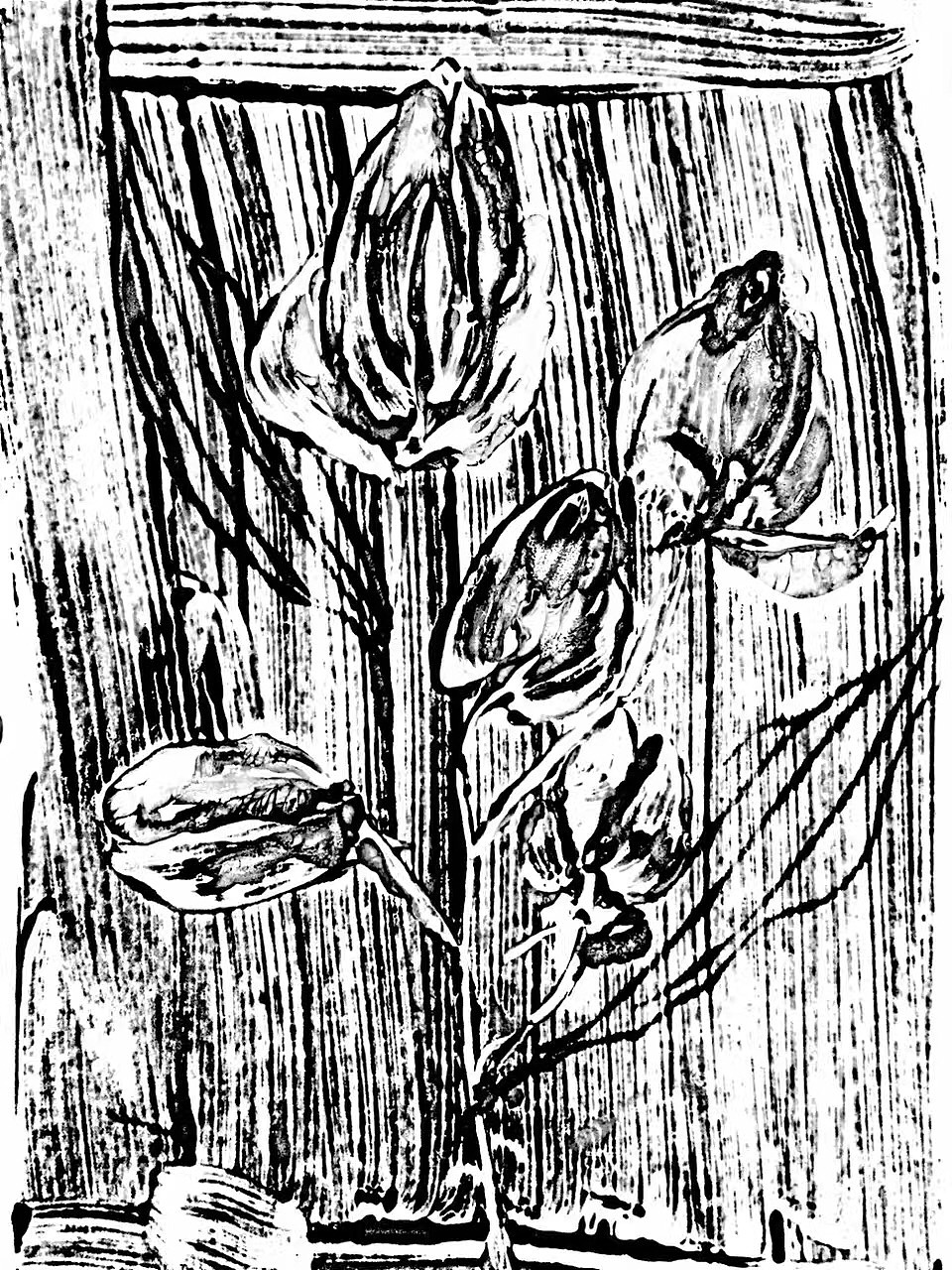 玻璃画|纯艺术|版画|lllliny - 原创作品 - 站酷 (zcool)