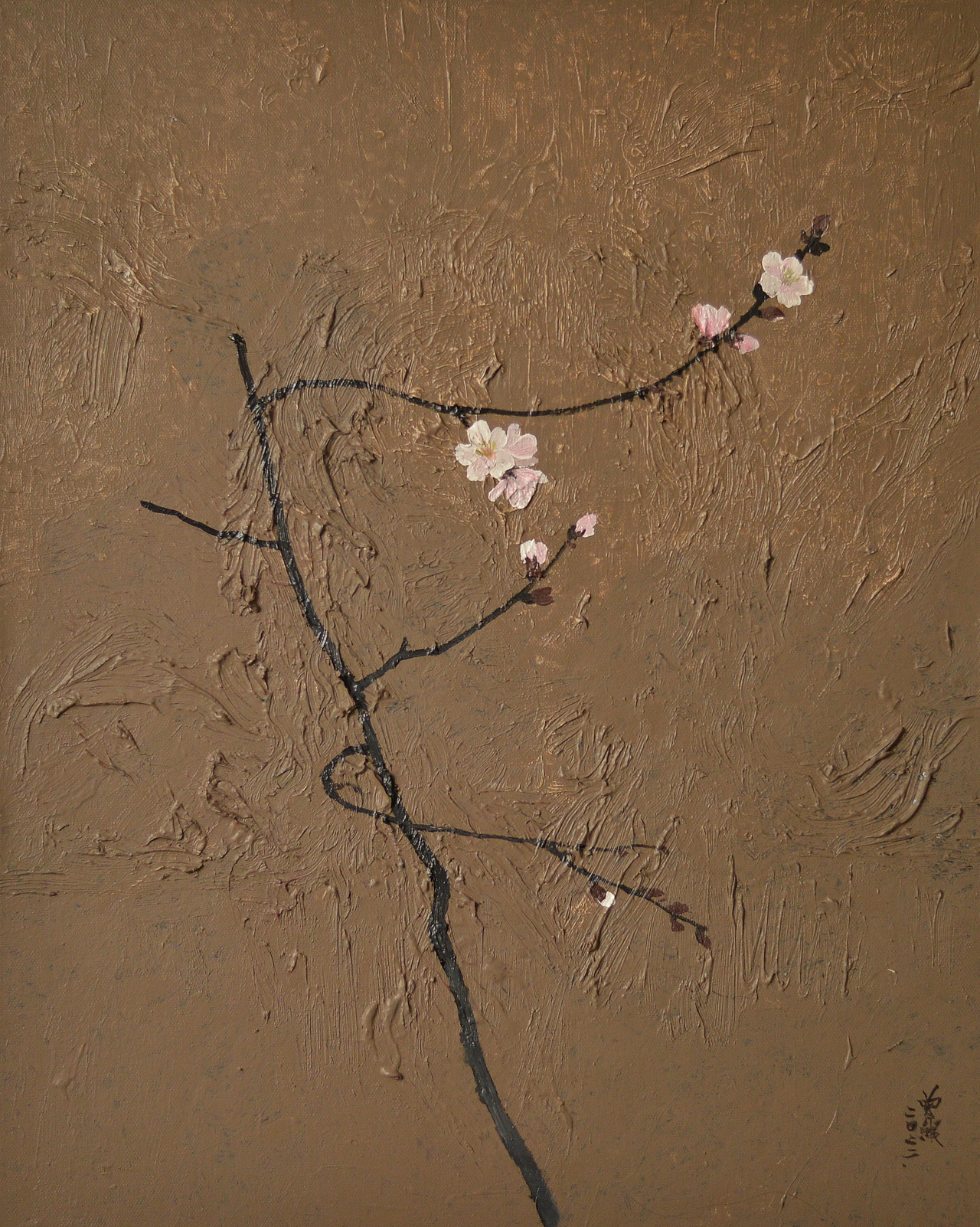 【绘画】林芝桃花系列 | 曾鲲