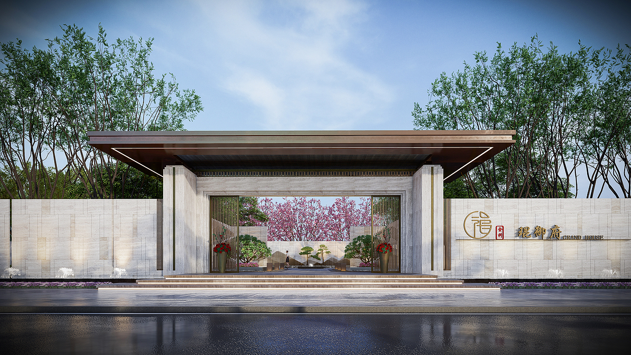lumion10新中式示范区效果展示（图ZMjQ0MzgxMjMy） - 建筑/空间 - 站酷设计师Spaltaion艺行原创素材 - 站酷ZCOOL