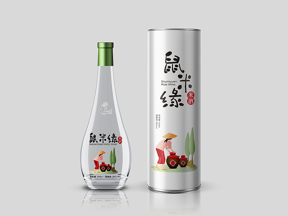 米酒包装设计（图ZMjA4MzAyMDEy） - 包装 - 站酷设计师是也品牌设计原创素材 - 站酷ZCOOL