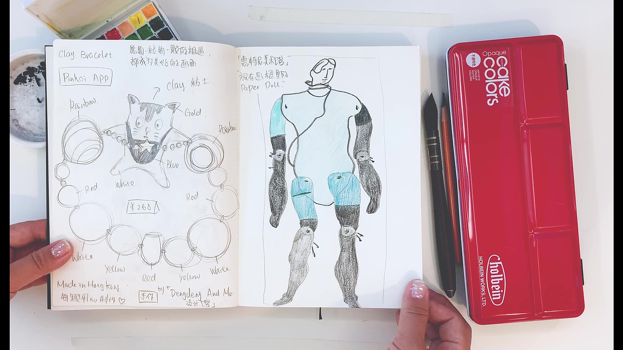 【翻翻乐】Sketchbook Tour 绘本展示Vol I（图ZMjMxNzQxODg0） - 绘画 - 站酷设计师画画的YIFEI原创素材 - 站酷ZCOOL