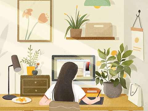 希望疫情有删除键 | 场景插画