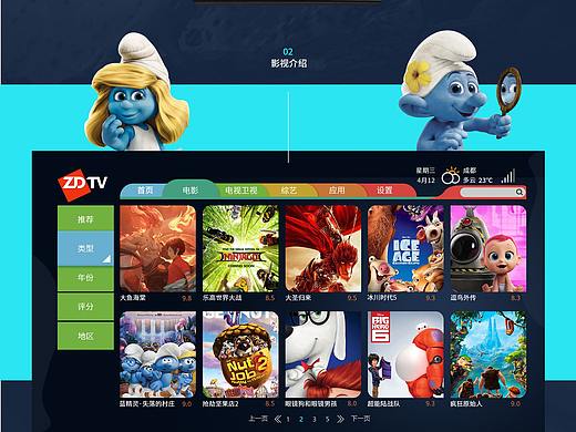 電視界面設(shè)計(jì)（個(gè)人主頁-ZMjQ4NTU5NDA=） - 軟件界面 - 站酷設(shè)計(jì)師木子亞瑟原創(chuàng)素材 - 站酷ZCOOL
