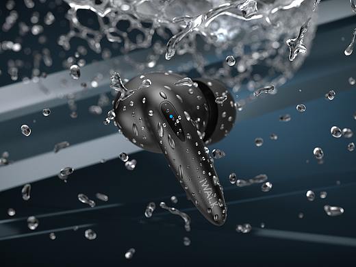 无线蓝牙耳机3D动画视频