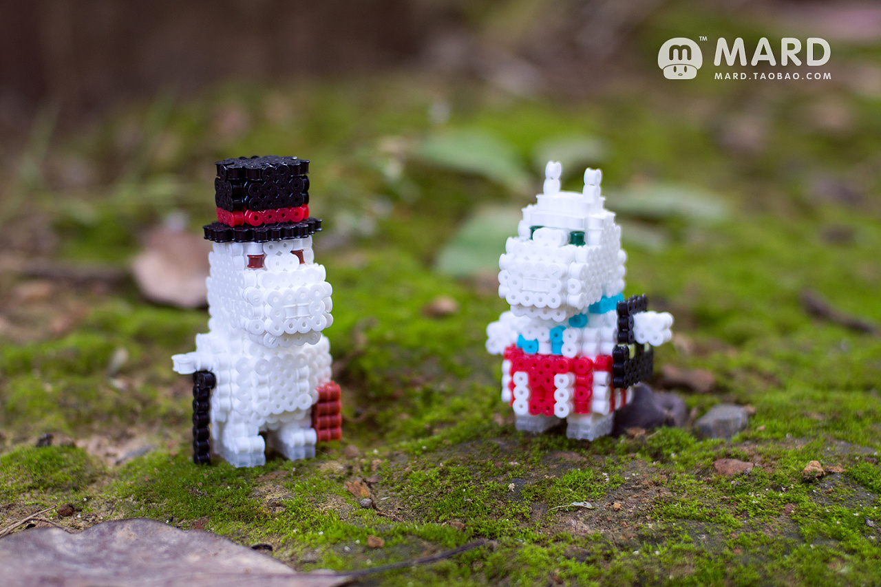 mard拼豆原创-moomin姆明一族