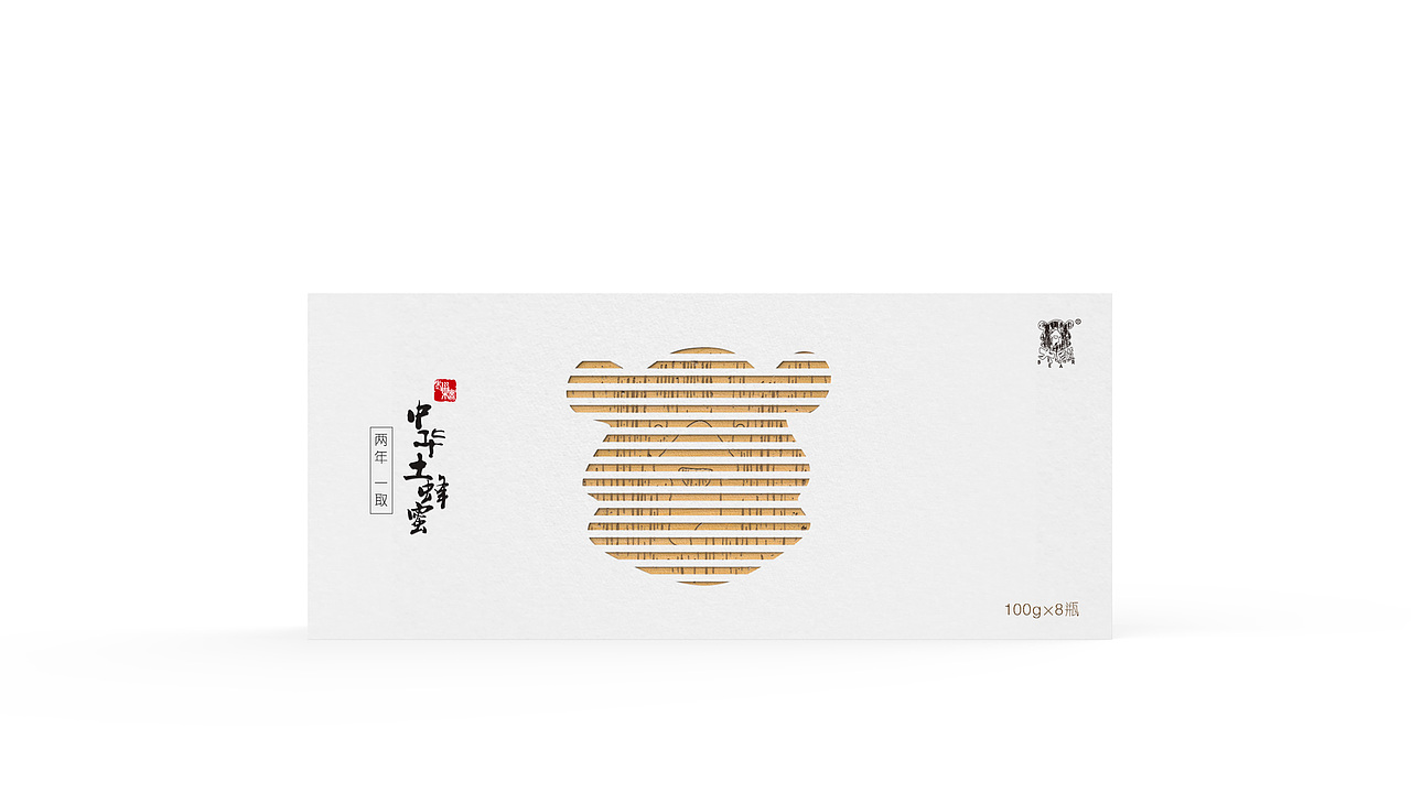 大熊蜂蜜包装设计