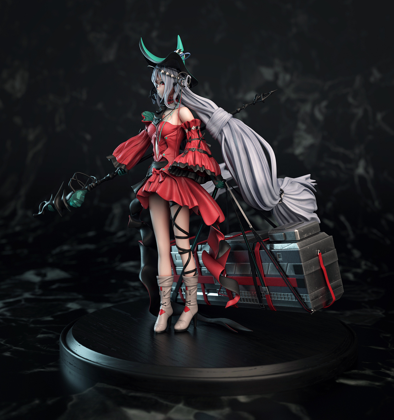 明日方舟 浊心斯卡蒂手办