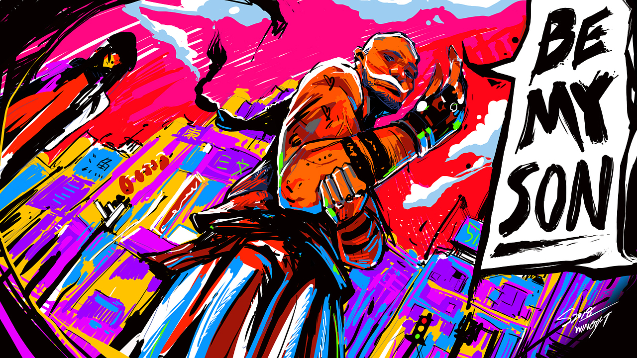 插畫練習(瞎涂）（圖ZMTE3NjcxMzI4） - 藝術(shù)插畫 - 站酷設(shè)計師磨太太的W原創(chuàng)素材 - 站酷ZCOOL