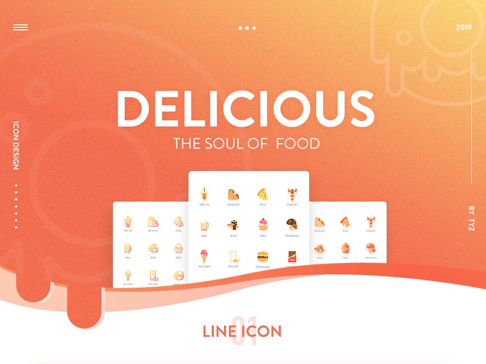 DELICIOUS FOOD ICONS