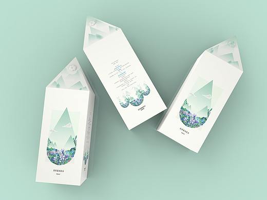雪顶自然--自然堂纯粹滋润冰肌水包装