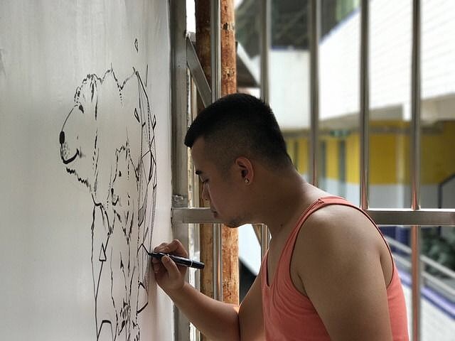 墙绘（图ZMTA5ODg1NDc2） - 新锐潮流插画 - 站酷设计师mou5elee原创素材 - 站酷ZCOOL