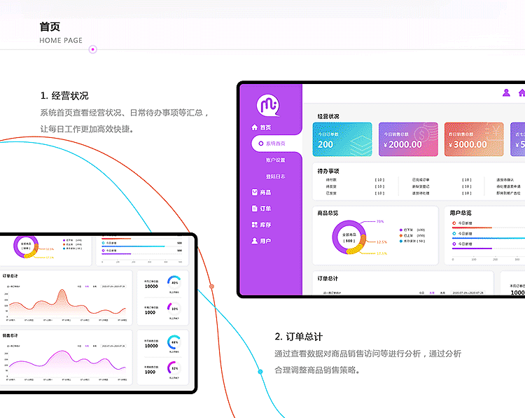 電商后臺(tái)管理系統(tǒng)（圖ZMjI2OTU4OTc2） - 軟件界面 - 站酷設(shè)計(jì)師玄子設(shè)計(jì)原創(chuàng)素材 - 站酷ZCOOL