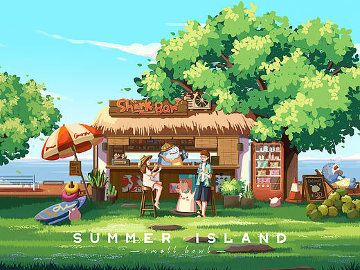 夏日海边