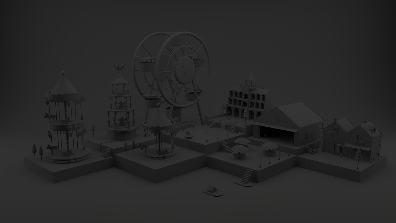 游乐场（图ZMjc4MDAwMzE2） - 其他三维 - 站酷设计师航海王基德原创素材 - 站酷ZCOOL