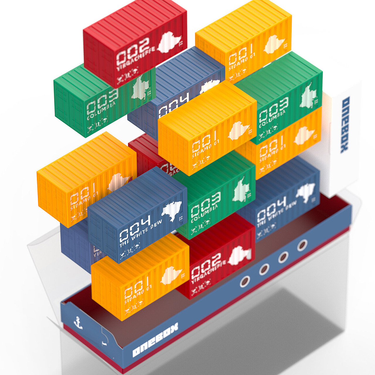 Onebox X 洛可可 | 集装箱冻干粉咖啡