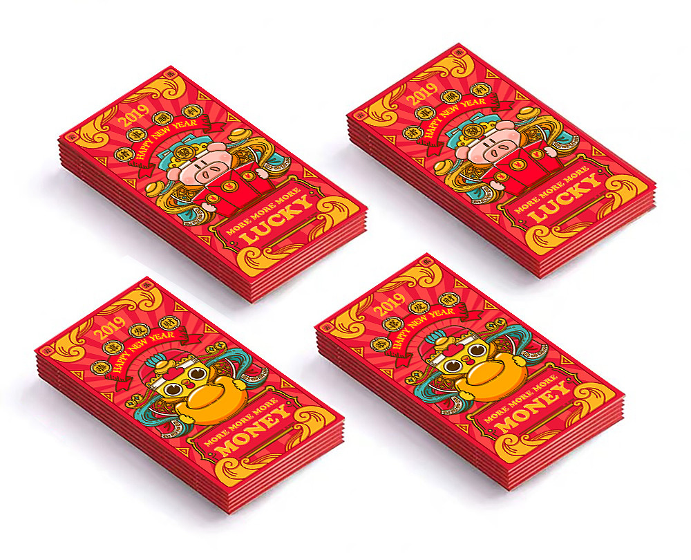 2019小云鸡红包设计