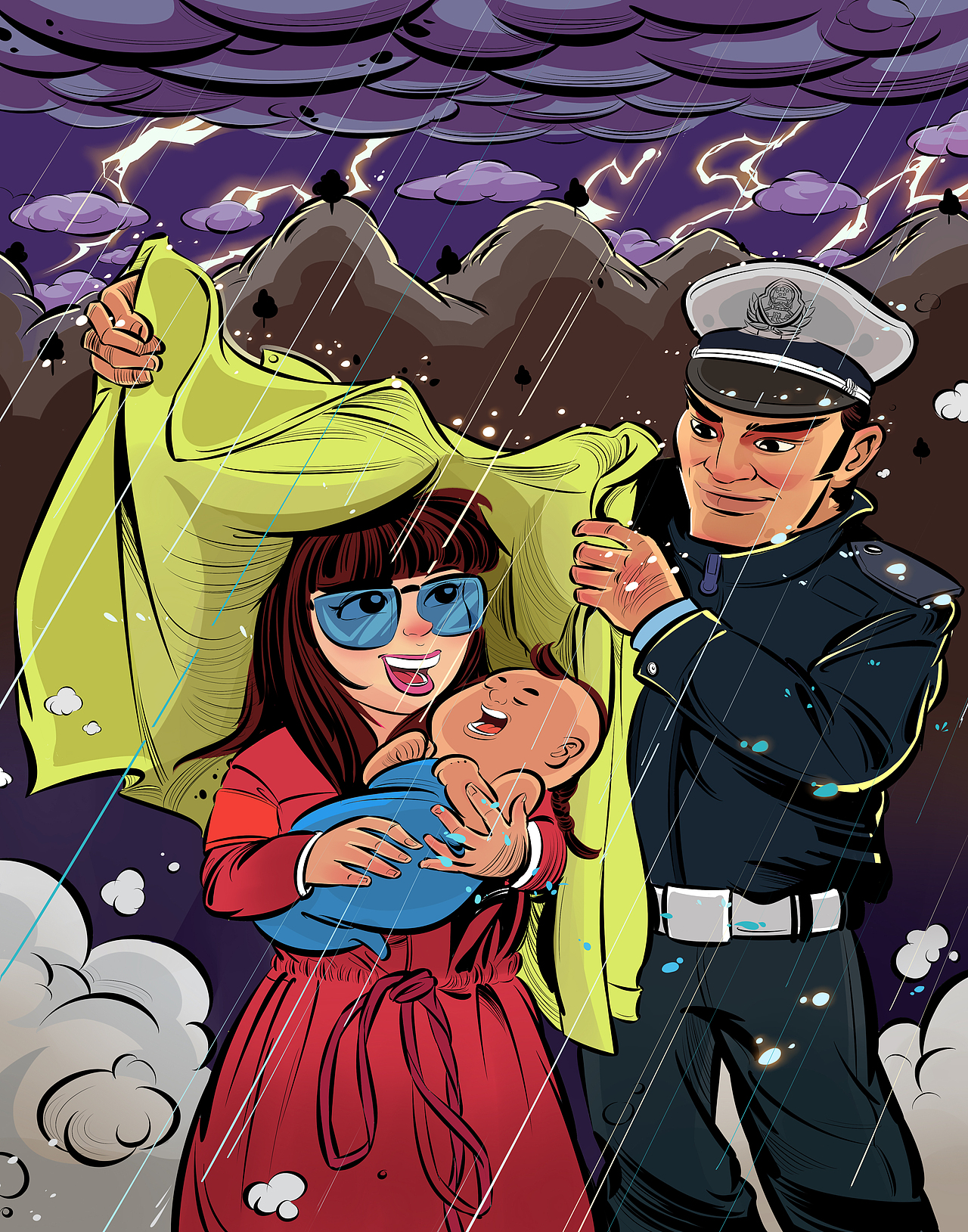 2018年部分作品整理（图ZMjE3MzAwMDU2） - 商业插画 - 站酷设计师开心的笑笑原创素材 - 站酷ZCOOL