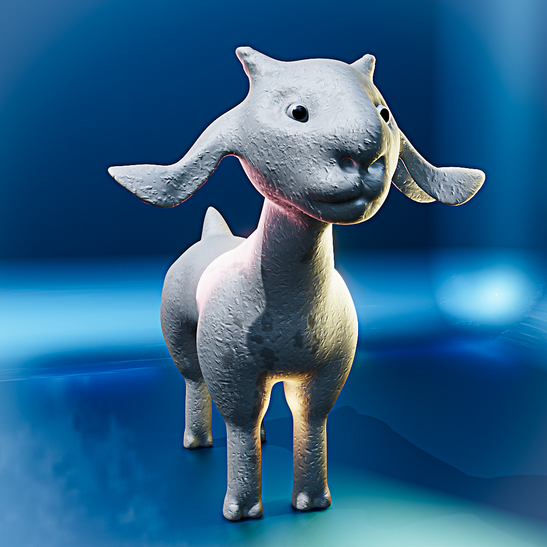 石造山羊,虽然羊年已经过去,但是还是怀念一下