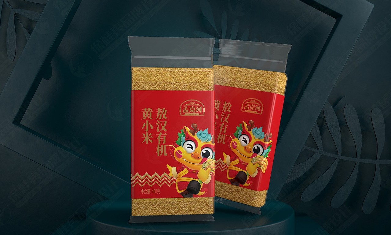 孟克河敖汉小米——徐桂亮品牌设计!