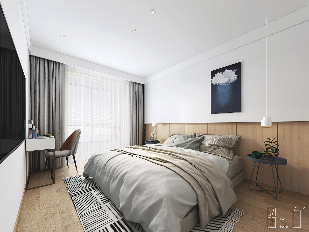 设计预览 | 木色与白色共舞、感受归家慢时光（图ZMTgxMzc1ODgw） - 家装设计 - 站酷设计师留白屿下空间建筑原创素材 - 站酷ZCOOL