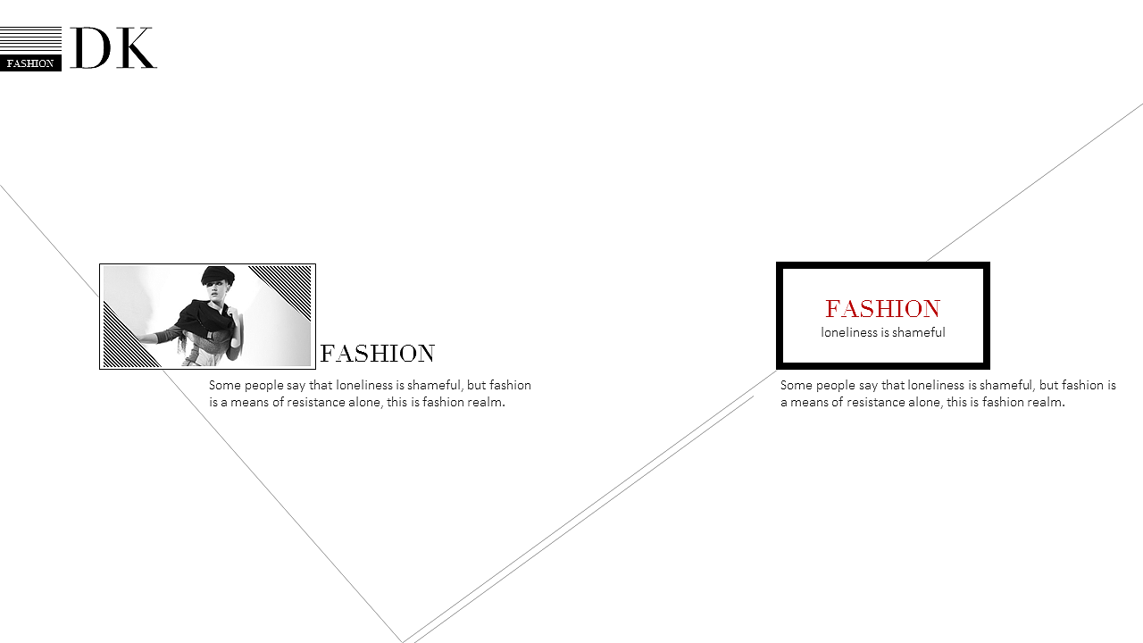 简约时尚服装杂志汇报展示品牌宣讲PPT模板【时尚系列3】（图ZNjE3NTU4NTI=） - PPT/Keynote - 站酷设计师山美PPT原创素材 - 站酷ZCOOL