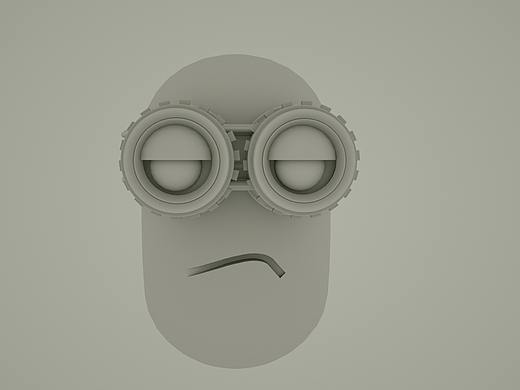 记录C4D成长-小黄人渲染-C4D教程作品